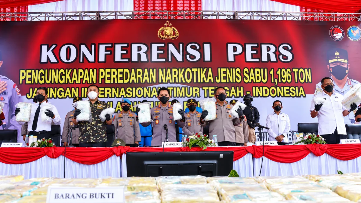 Laboratorium Sabu Terbongkar di Aceh, Hampir 1,2 Ton Barang Bukti Disita dan 11 Orang Diamankan