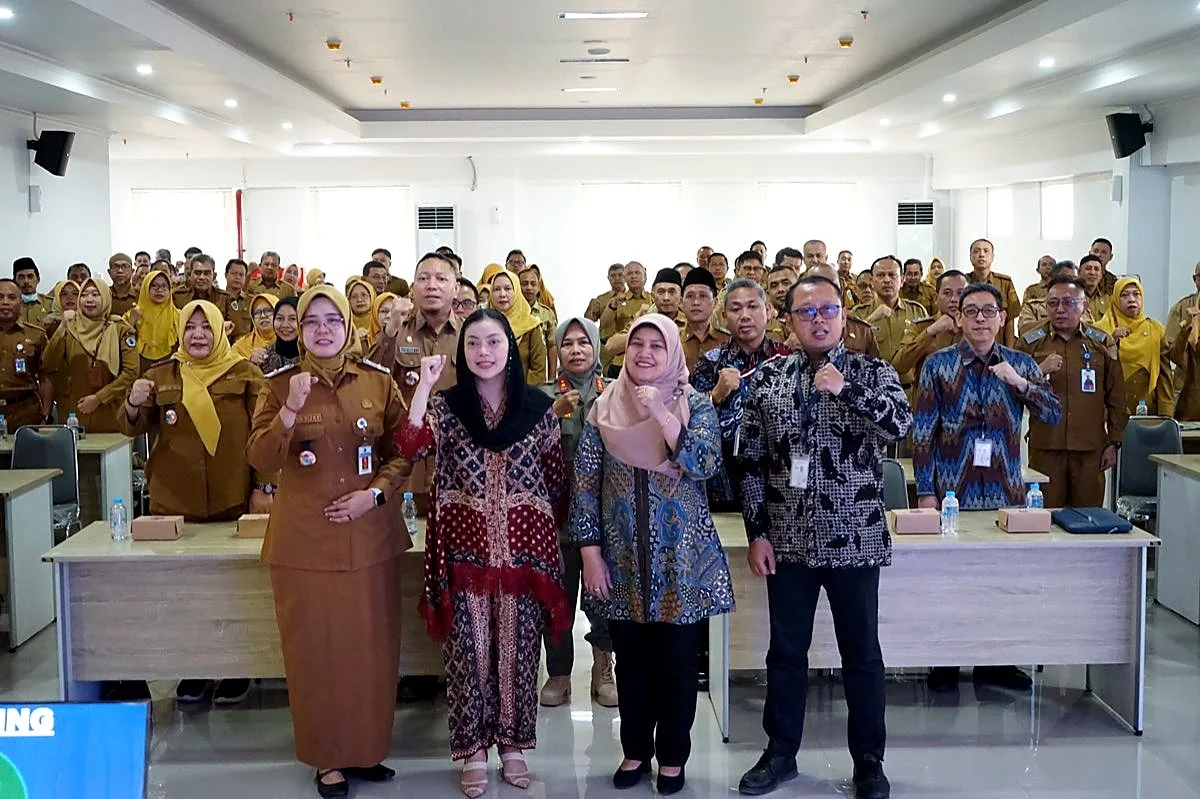 Suasana pertemuan Elektronifikasi Transaksi Pemerintah Daerah (ETPD) di Kabupaten Brebes.